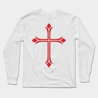 Cross of the Lord and Savior Jesus Christ, a symbol of crucifixion and salvation. Long Sleeve T-Shirt